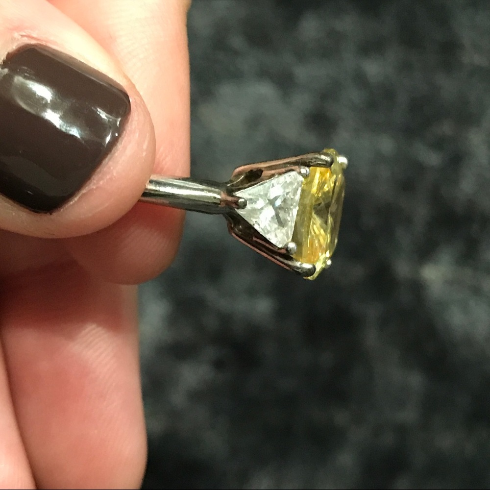 Size 8, costume jewelry. Silver. From Nordstrom